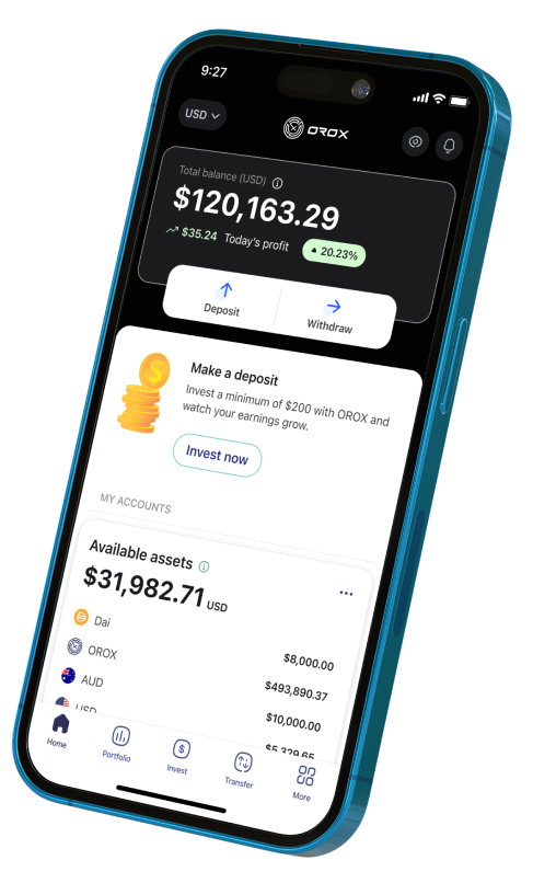 OROX App Interface